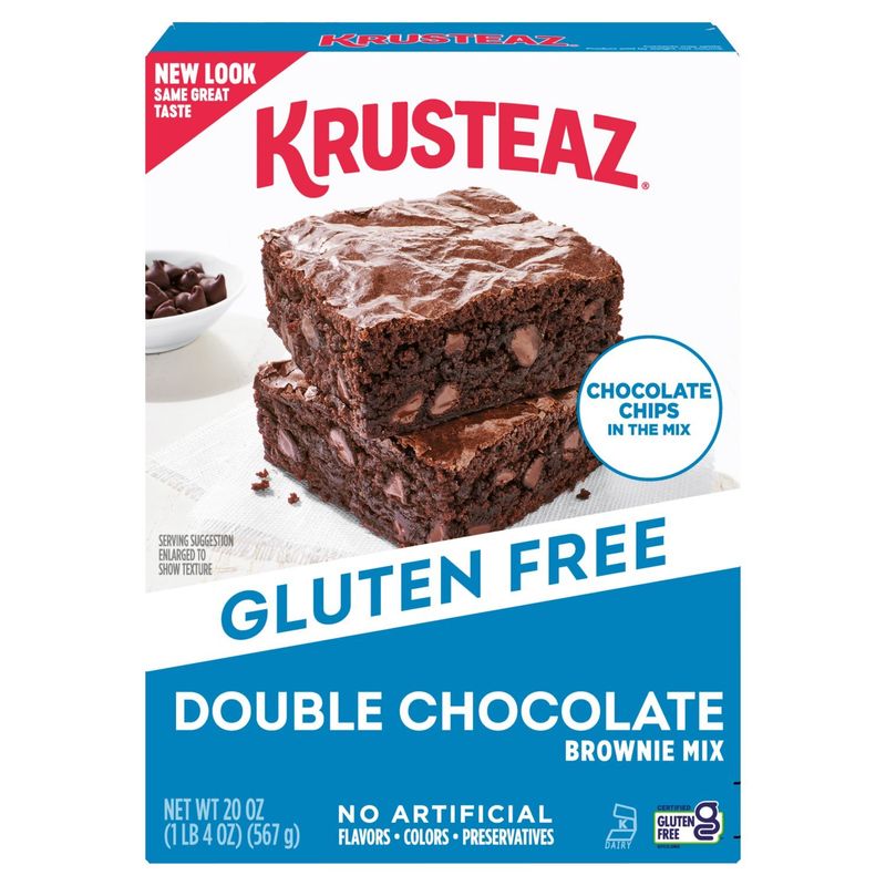 Krusteaz Gluten Free Double Chocolate Brownie Mix, 20 oz
