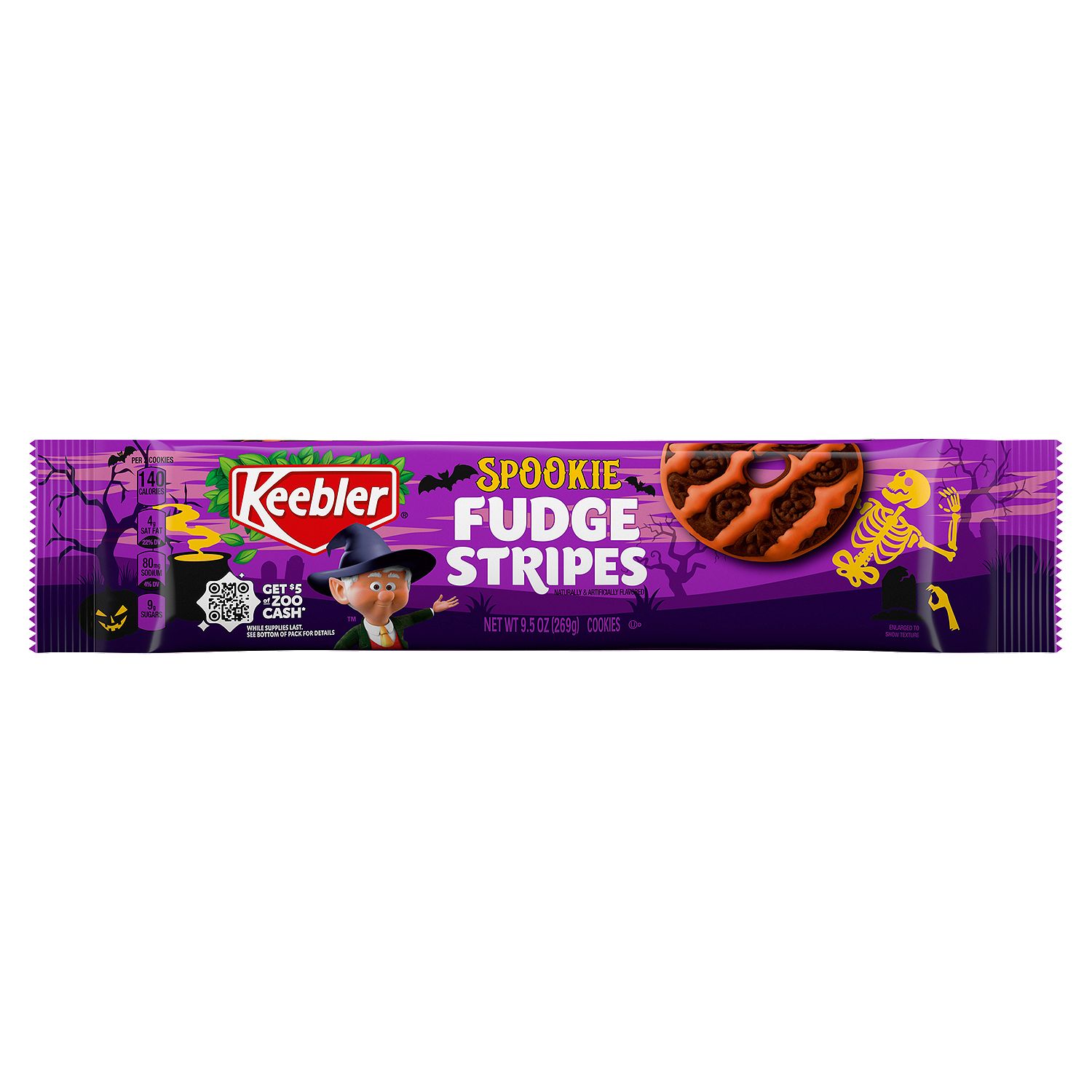 Keebler Spookie Fudge Stripes Cookies, 9.5 oz