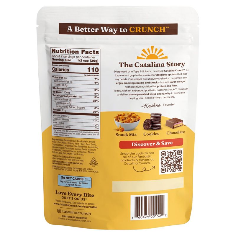 Catalina Crunch Cinnamon Toast Cereal, 9 oz