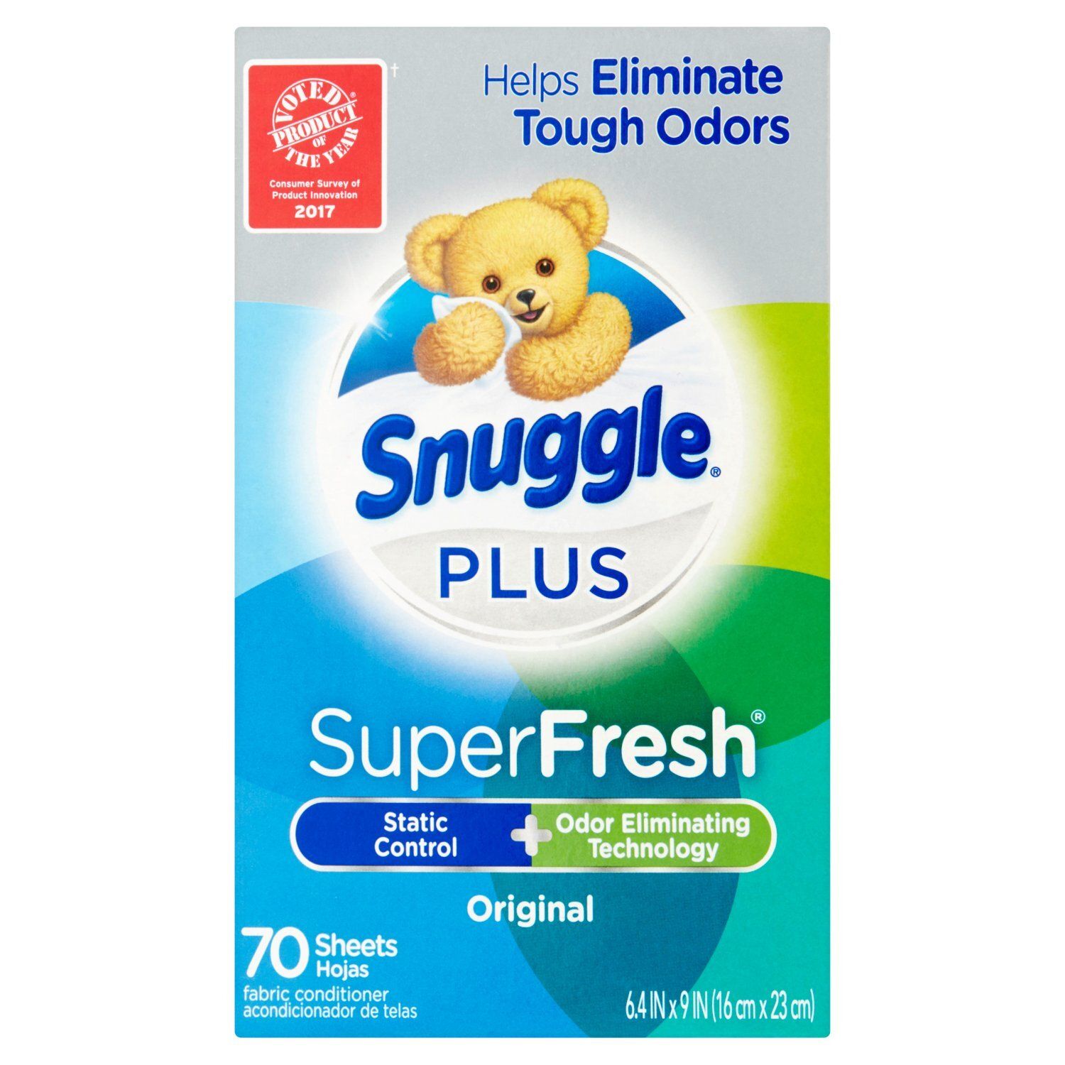 Snuggle Plus SuperFresh Original Fabric Conditioner Sheets, 70 count