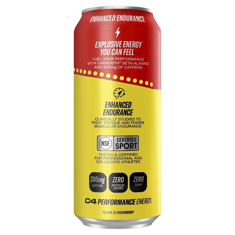 C4 Performance Energy Popsicle Zero Sugar Cherry Energy Drink, 16 fl oz