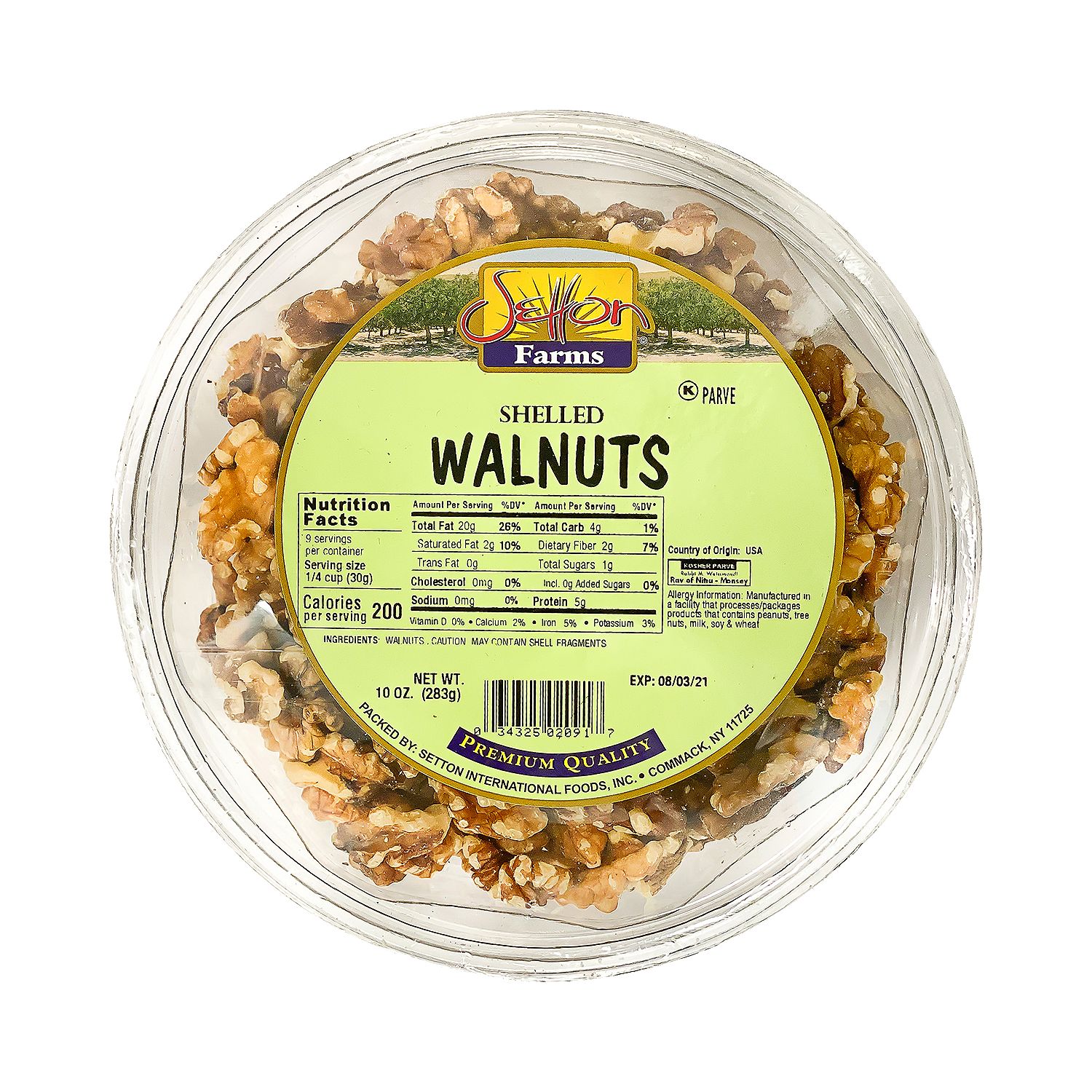 Setton Farms Shelled Walnuts, 18 oz