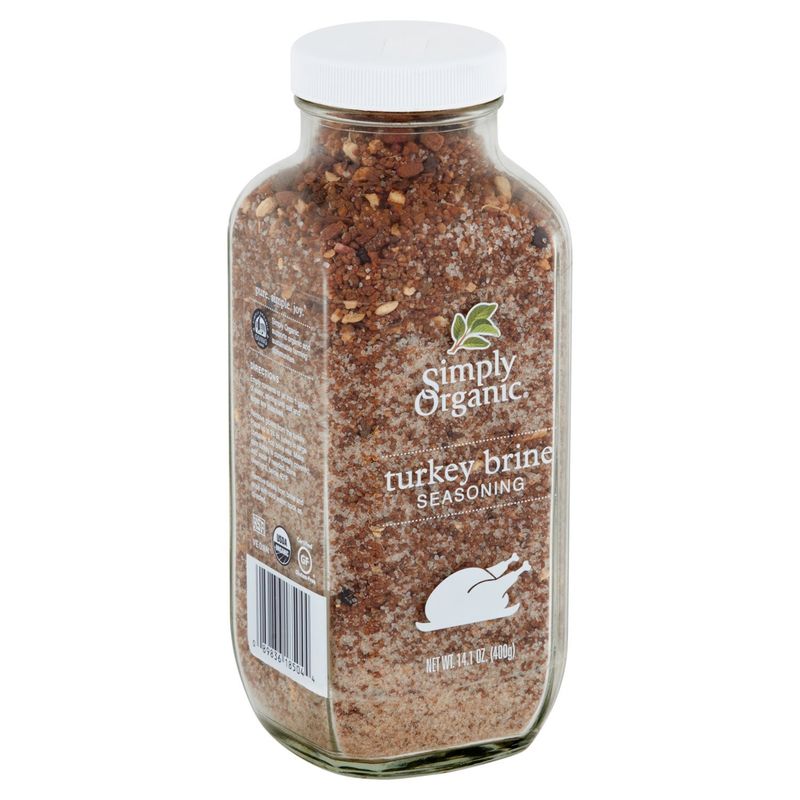 Simply Organic Turkey Brine Seasoning, 14.1 oz