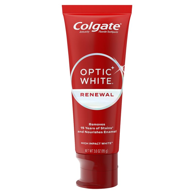 Colgate Optic White High Impact White Renewal Anticavity Fluoride Toothpaste, 3.0 oz
