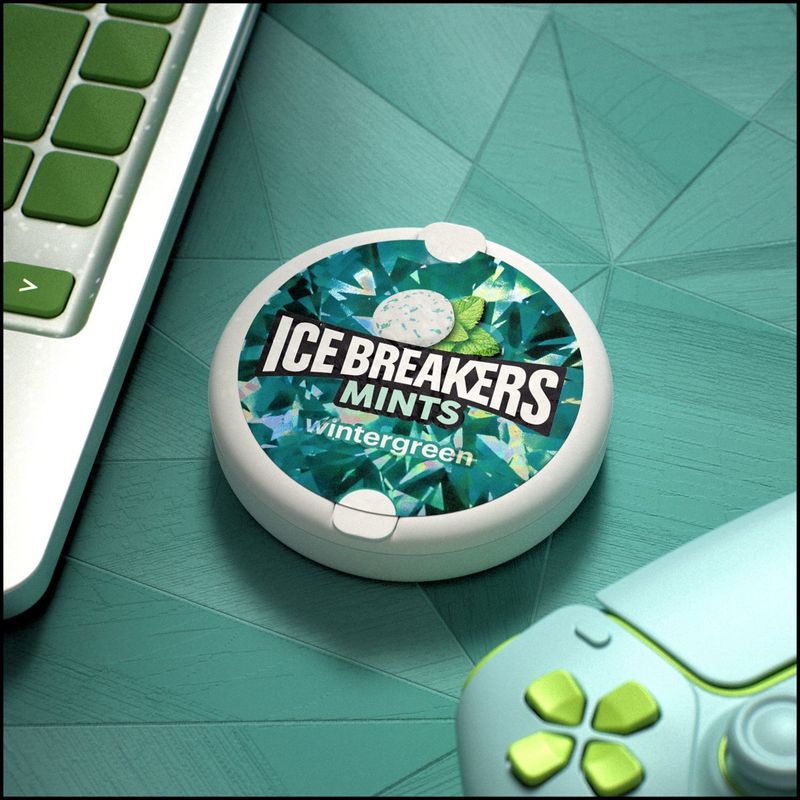 Ice Breakers Wintergreen Sugar Free Mints, 1.5 oz, 2 count