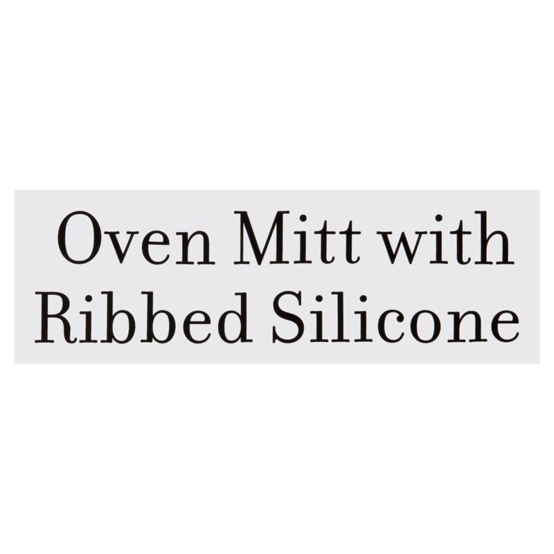 Ritz Oven Mitt with Ribbed Silicone, Blue