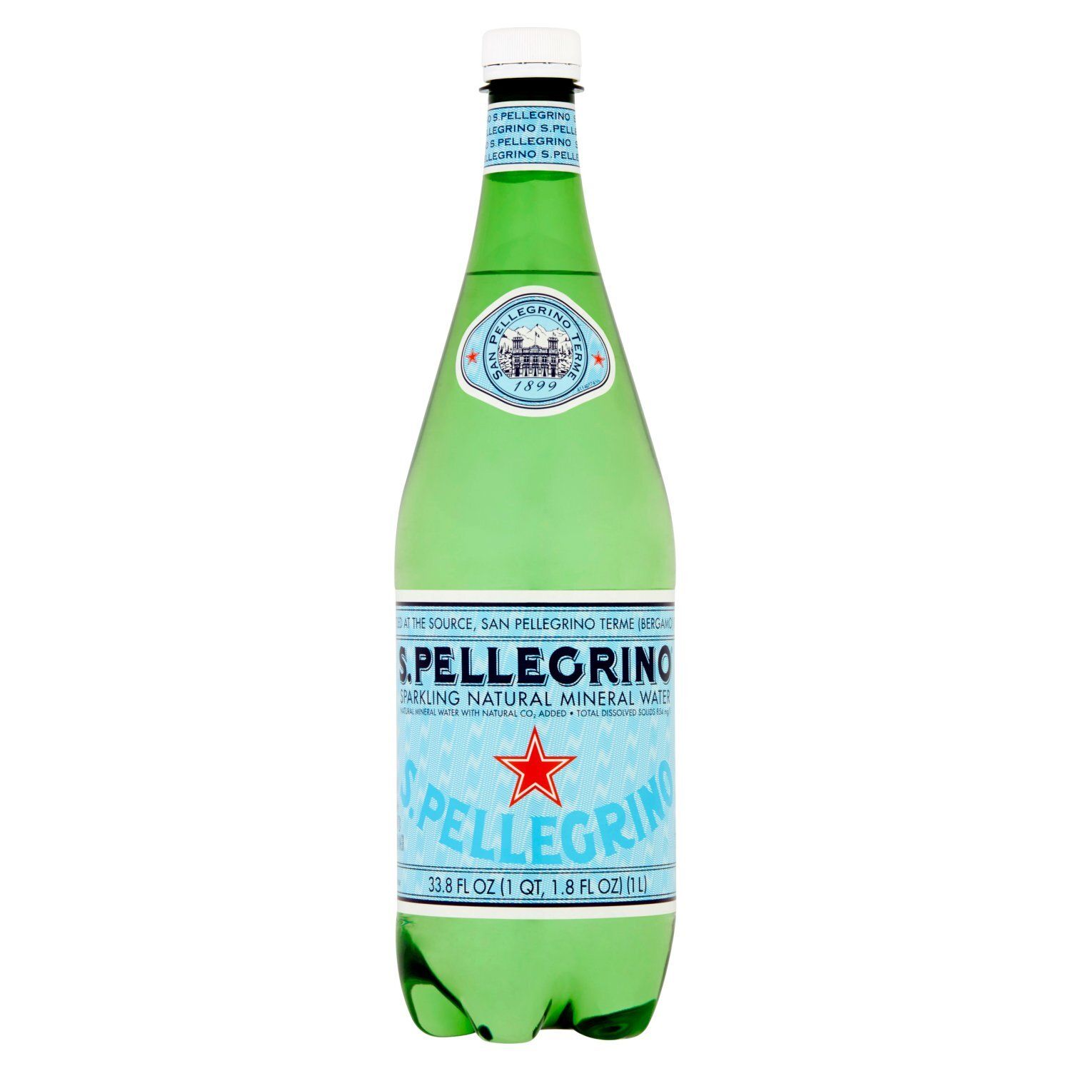 S. Pellegrino Sparkling Natural Mineral Water, 33.8 fl oz