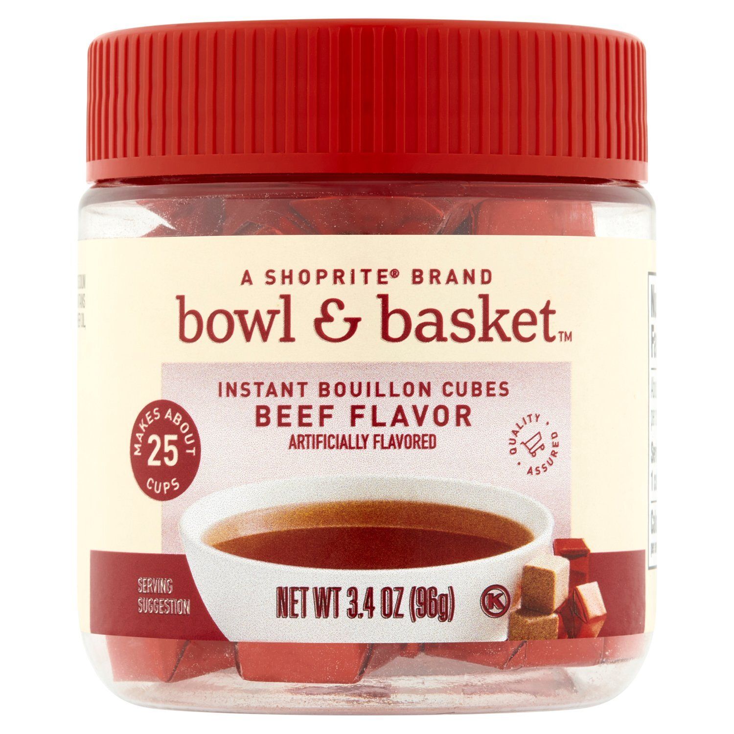 Bowl &amp; Basket Beef Flavor Instant Bouillon Cubes, 3.4 oz