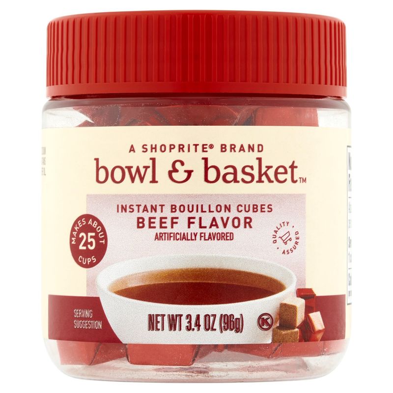 Bowl &amp; Basket Beef Flavor Instant Bouillon Cubes, 3.4 oz
