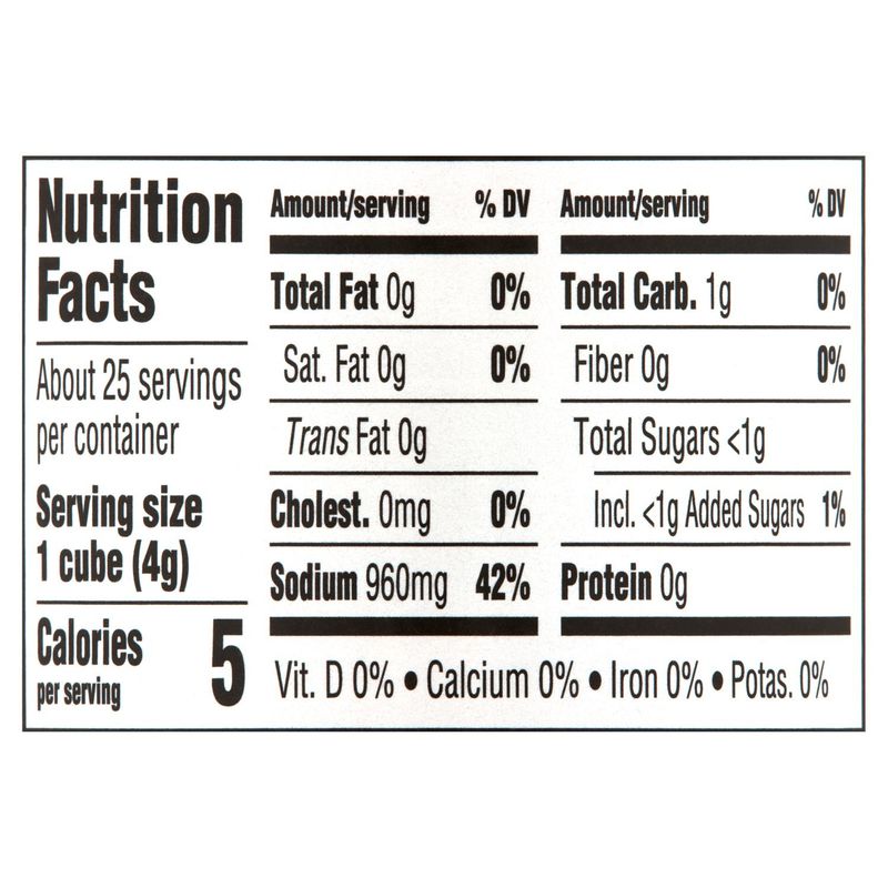 Bowl &amp; Basket Beef Flavor Instant Bouillon Cubes, 3.4 oz