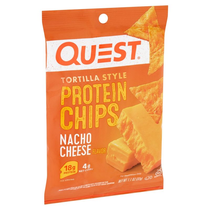 Quest Nacho Cheese Flavor Tortilla Style Protein Chips, 1.1 oz