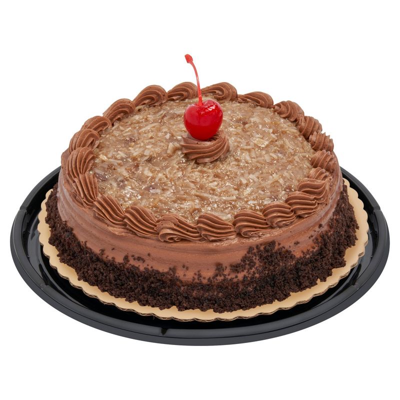 Single Layer German Chocolate Cake