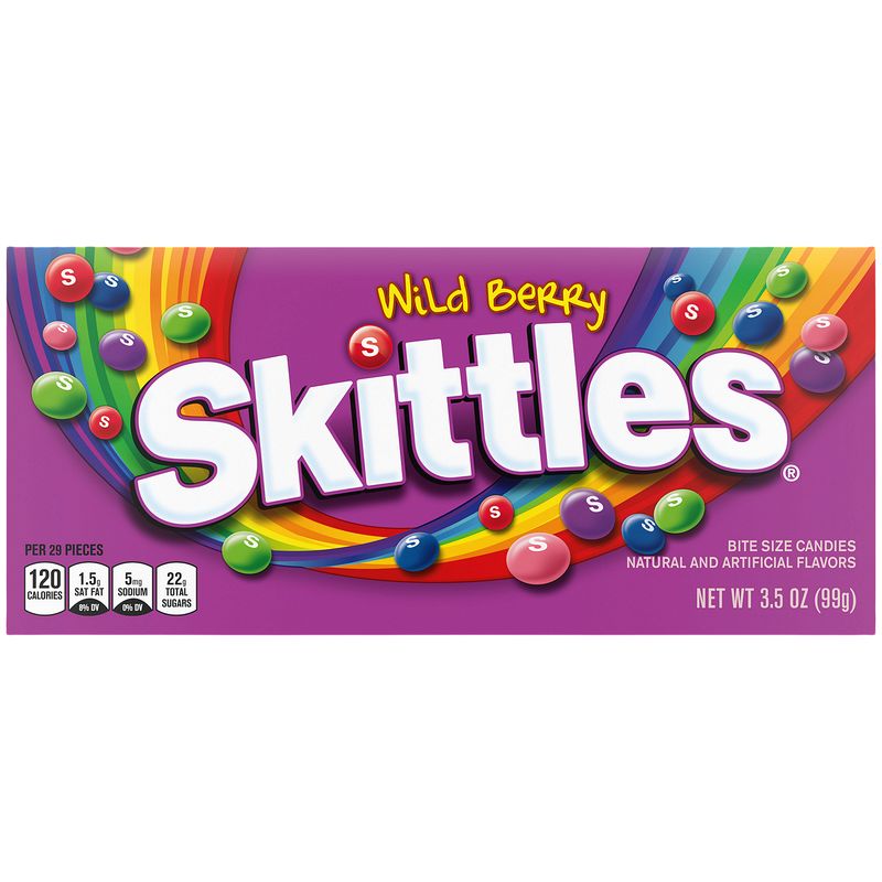 SKITTLES Wild Berry Chewy Candy Theater Box