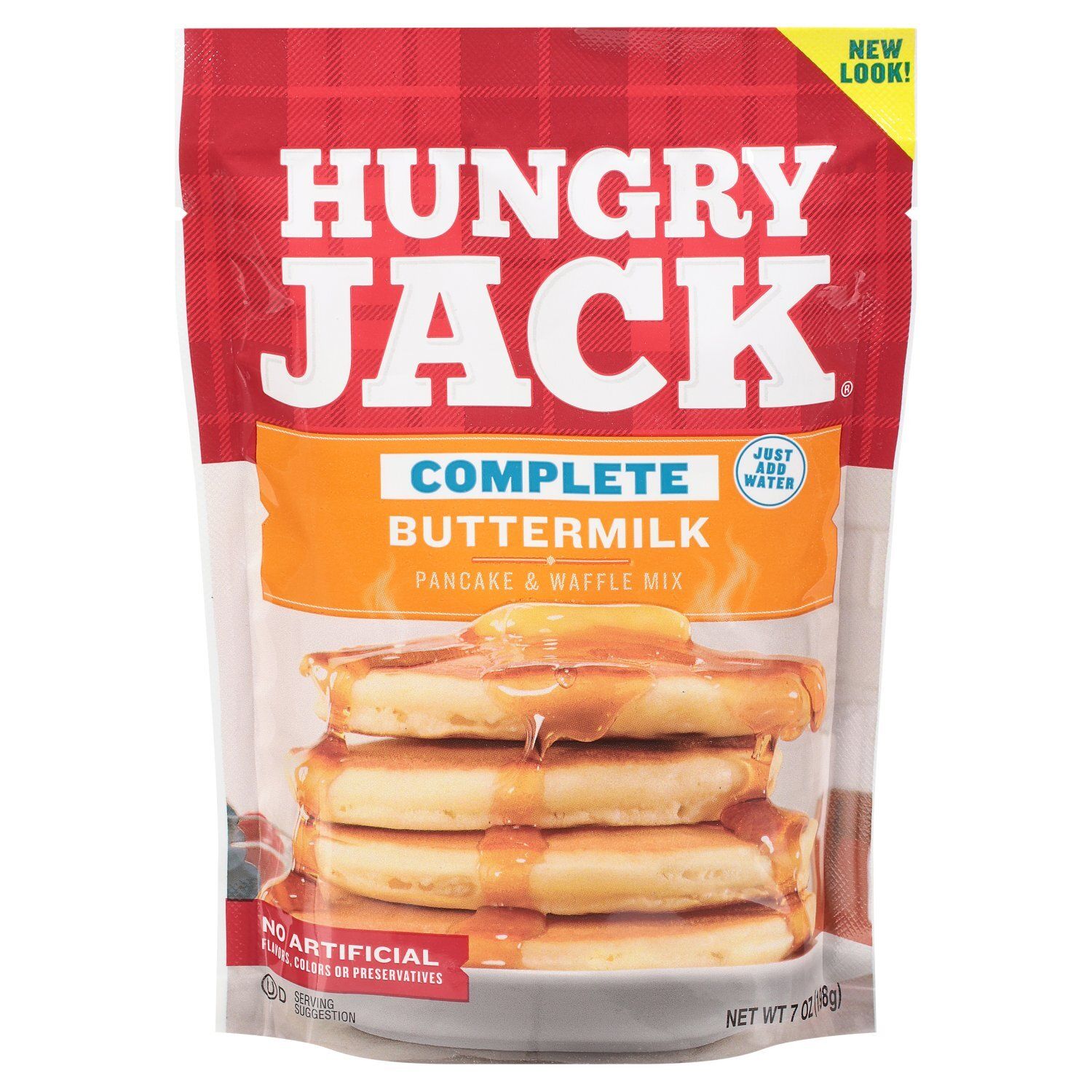 Hungry Jack Complete Buttermilk Pancake &amp; Waffle Mix, 7 oz