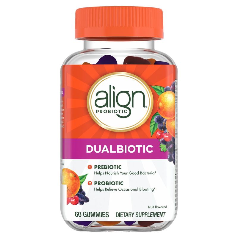 Align Dualbiotic, Prebiotics and Probiotics for Women and Men, Probiotics for Digestive Health, Pre