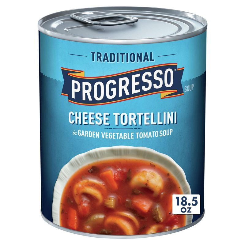 Progresso Traditional Cheese Tortellini in Garden Vegetable Tomato Soup, 18.5 oz