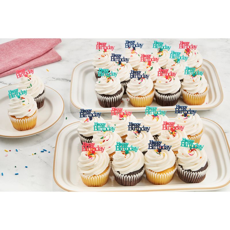 24 Pack Assorted Cupcakes with Picks