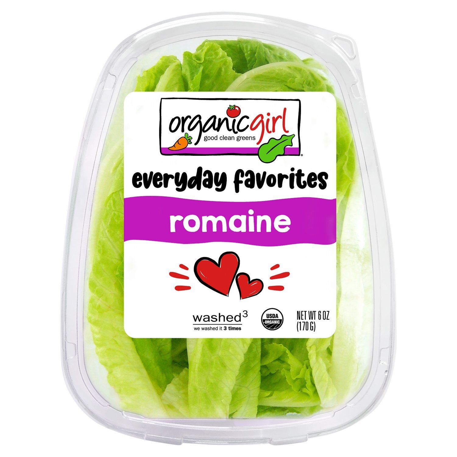 Organicgirl Everyday Favorites Romaine, 6 oz