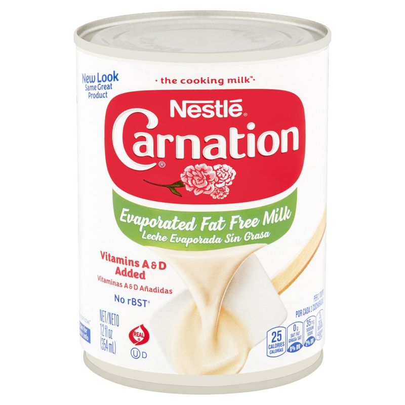 Nestlé Carnation Evaporated Fat Free Milk, 12 fl oz
