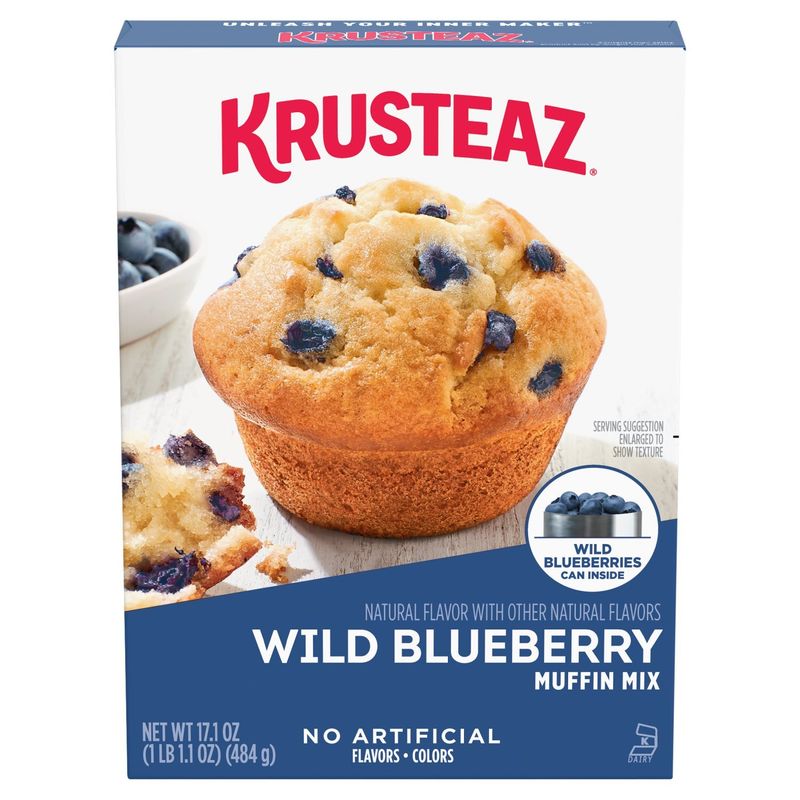 Krusteaz Wild Blueberry Muffin Mix, 17.1 oz