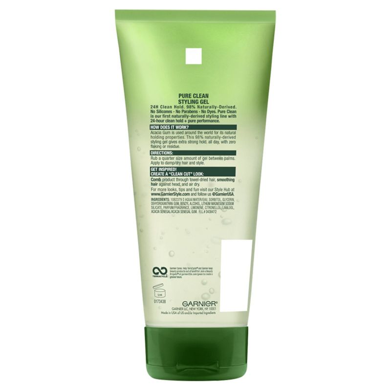 Garnier Fructis Style Pure Clean Styling Gel, 6.8 fl oz