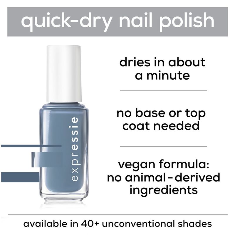 Essie Expressie Quick Dry Nail Polish, Mall Crawler, 0.33 fl oz