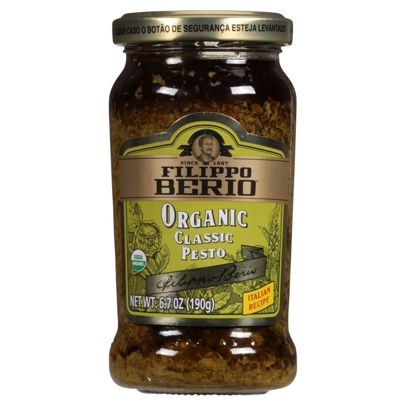 Filippo Berio Organic Classic Pesto, 6.7 oz