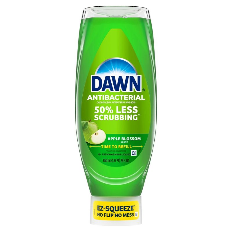Dawn Antibacterial Apple Blossom Scent Dishwashing Liquid, 22 fl oz