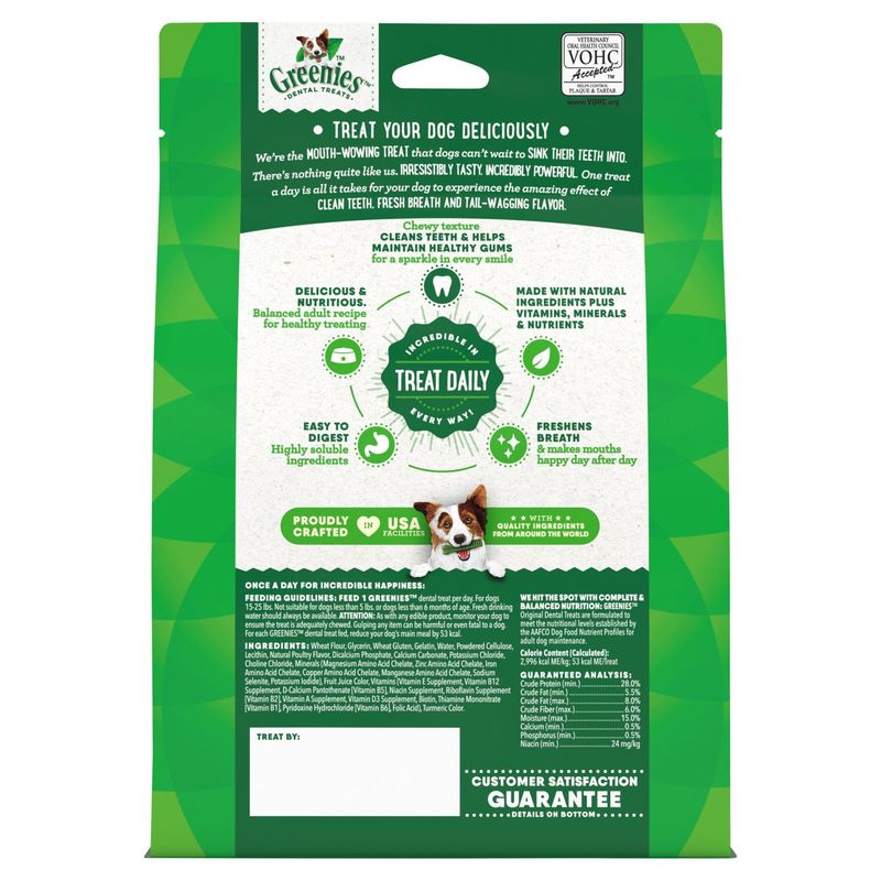Greenies Dental Treats Original Petite Daily Dog Treats, 20 count, 12 oz