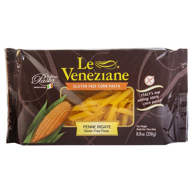 Le Veneziane Gluten Free Penne Rigate Pasta, 8.8 oz