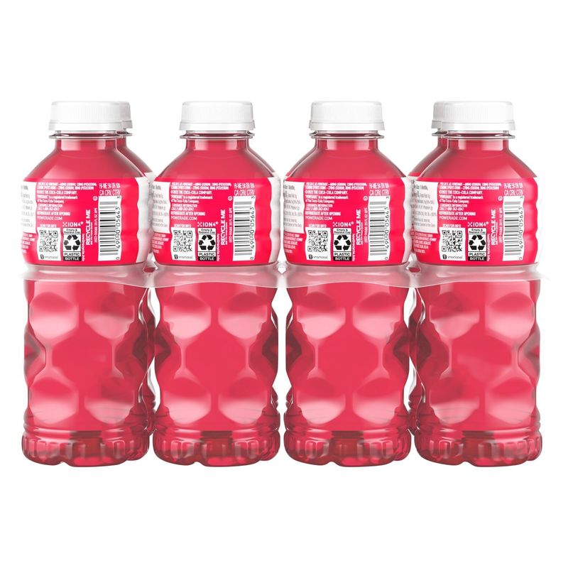 Powerade Zero Fruit Punch Sports Drink, 20 fl oz, 8 count