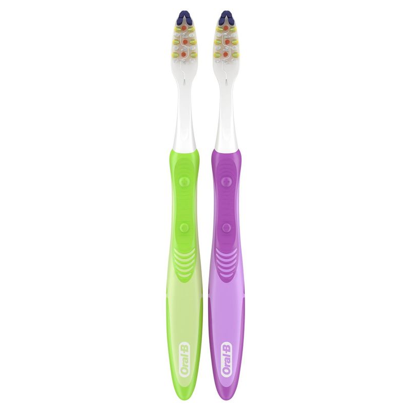 Oral-B Pulsar Expert Clean Soft Battery Toothbrushes, 2 count