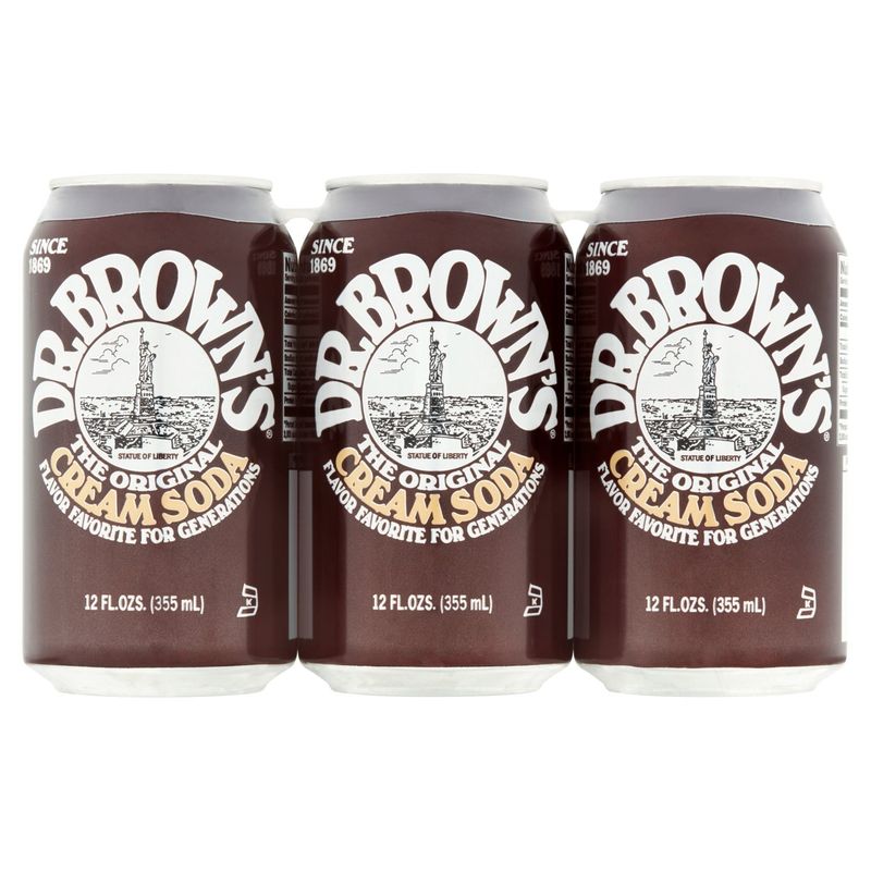Dr. Brown’s The Original Cream Soda, 12 fl oz, 6 count