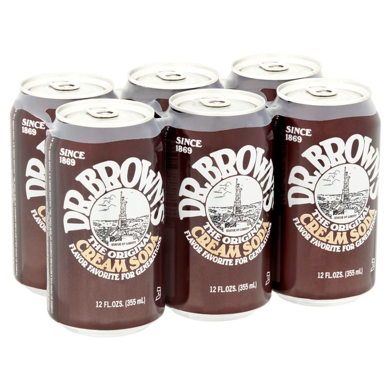 Dr. Brown’s The Original Cream Soda, 12 fl oz, 6 count