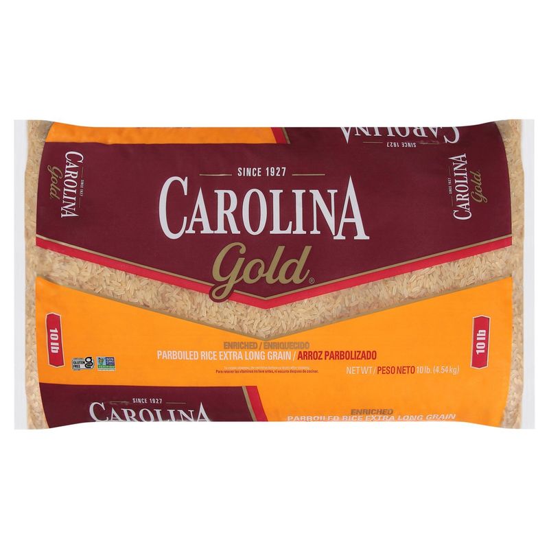 Carolina Gold Enriched Extra Long Grain Parboiled Rice, 10 lb