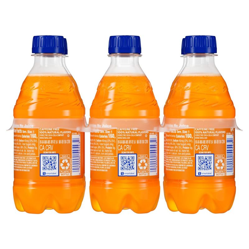 Fanta Orange Soda, 6 count, 12 fl oz