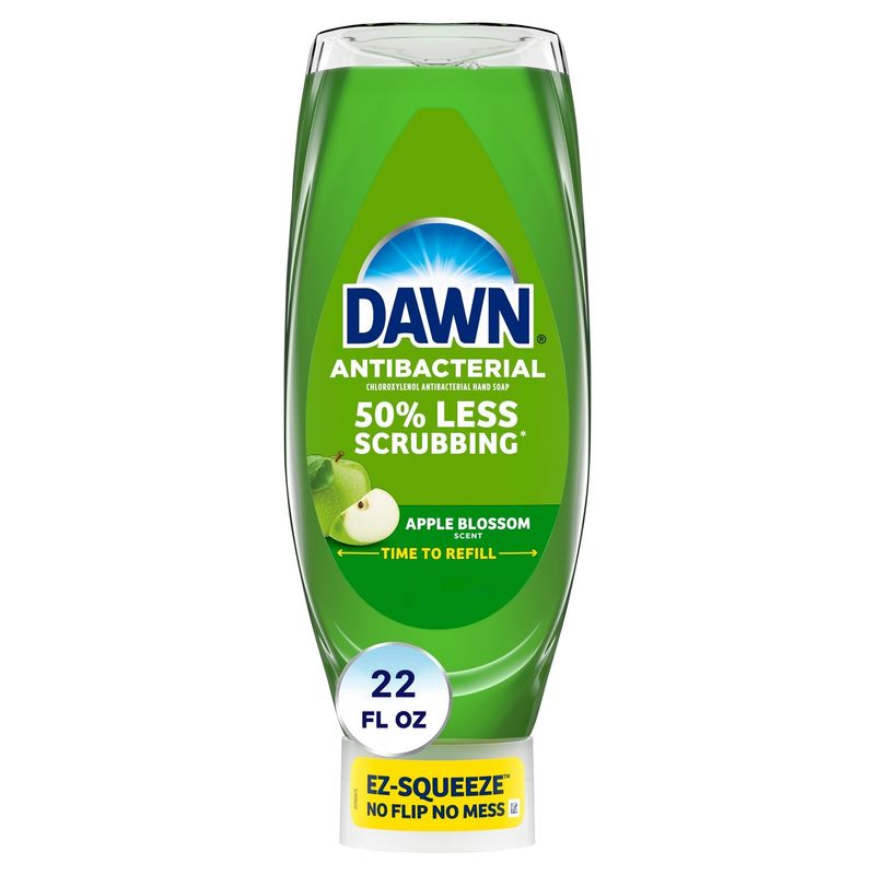 Dawn Antibacterial Apple Blossom Scent Dishwashing Liquid, 22 fl oz