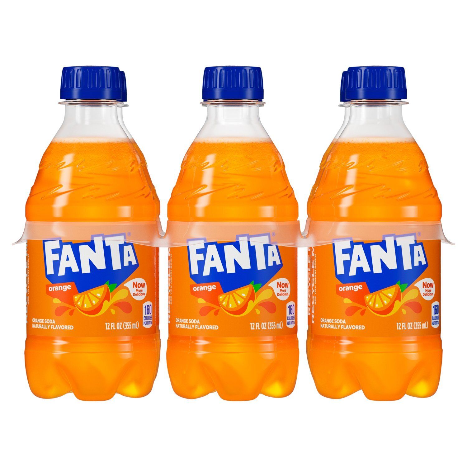 Fanta Orange Soda, 6 count, 12 fl oz