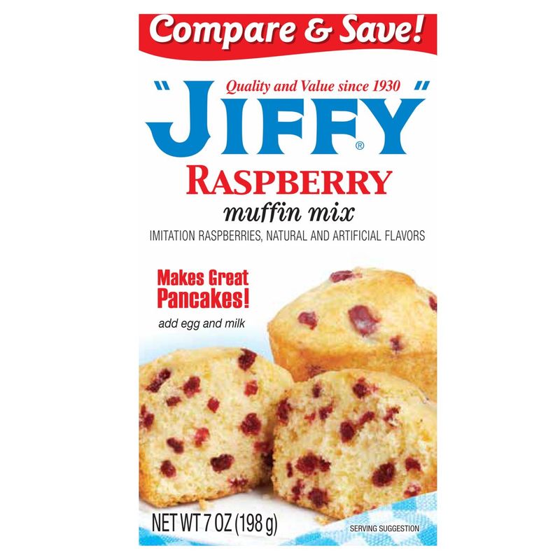 JIFFY Raspberry Muffin Mix, 7 oz