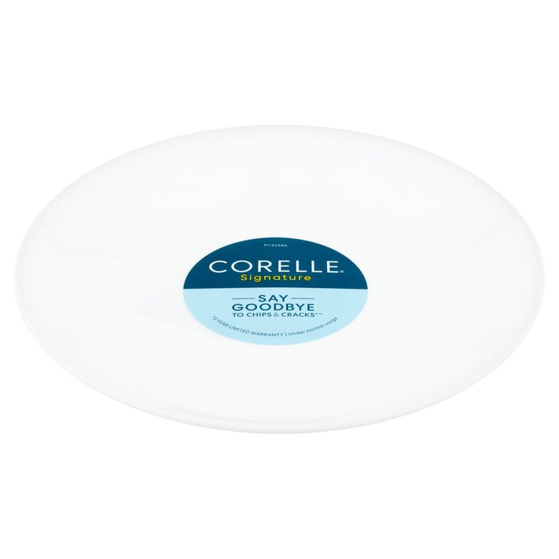 Corelle Signature 8.5" Winter Frost White Plate