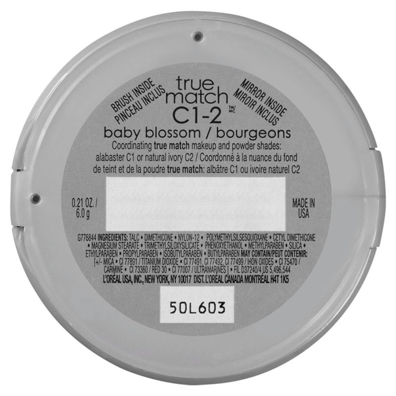 L'Oréal Paris True Match Cool C1-2 Baby Blossom Super-Blendable Blush, 0.21 oz