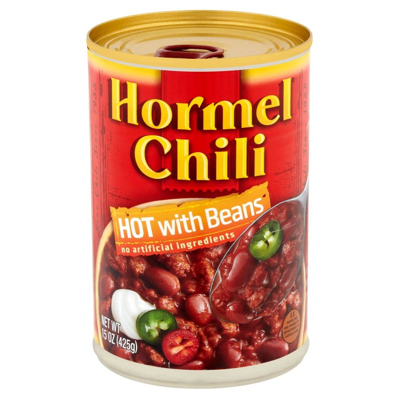 Hormel Chili Hot with Beans, 15 oz