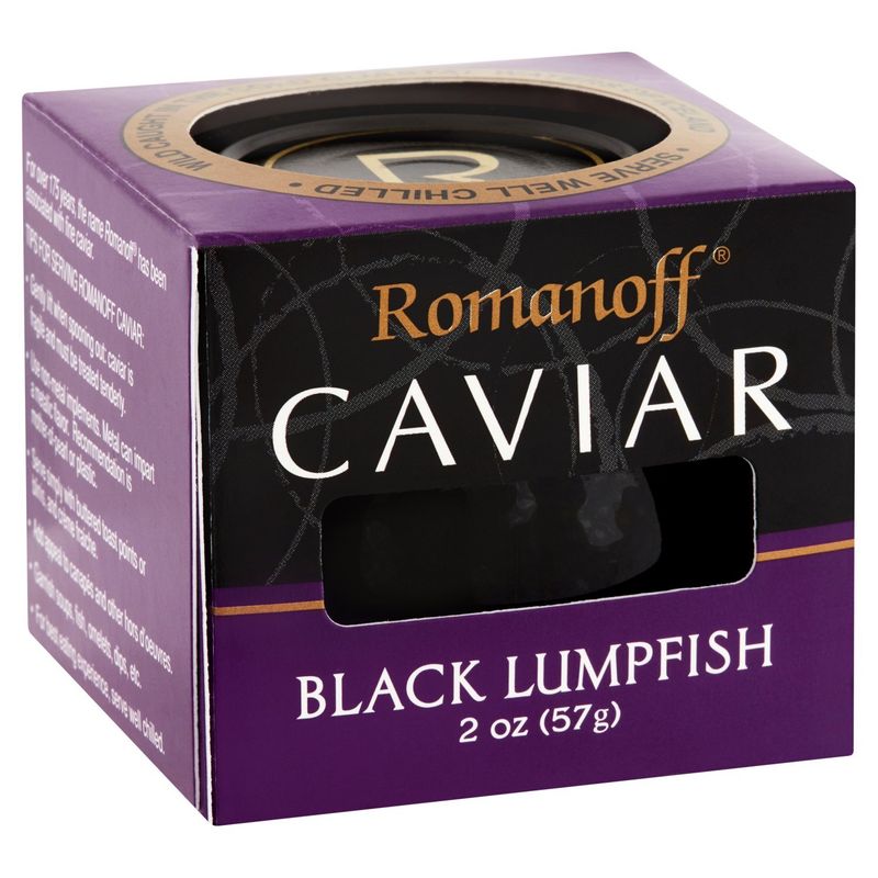 Romanoff Black Lumpfish Caviar, 2 oz