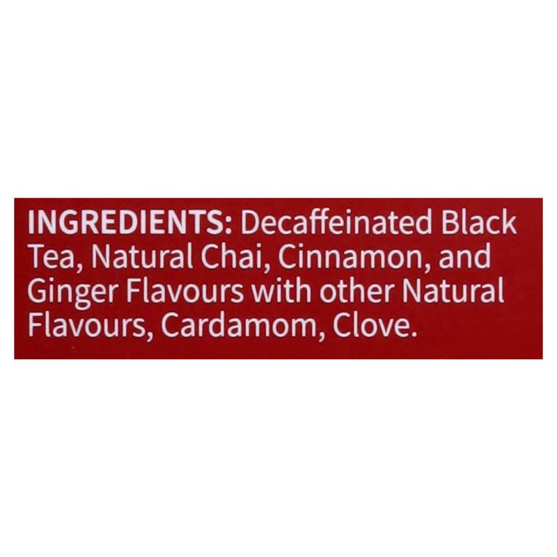 Twinings Chai Decaffeinated Flavoured Black Tea Bags, 20 count, 1.41 oz