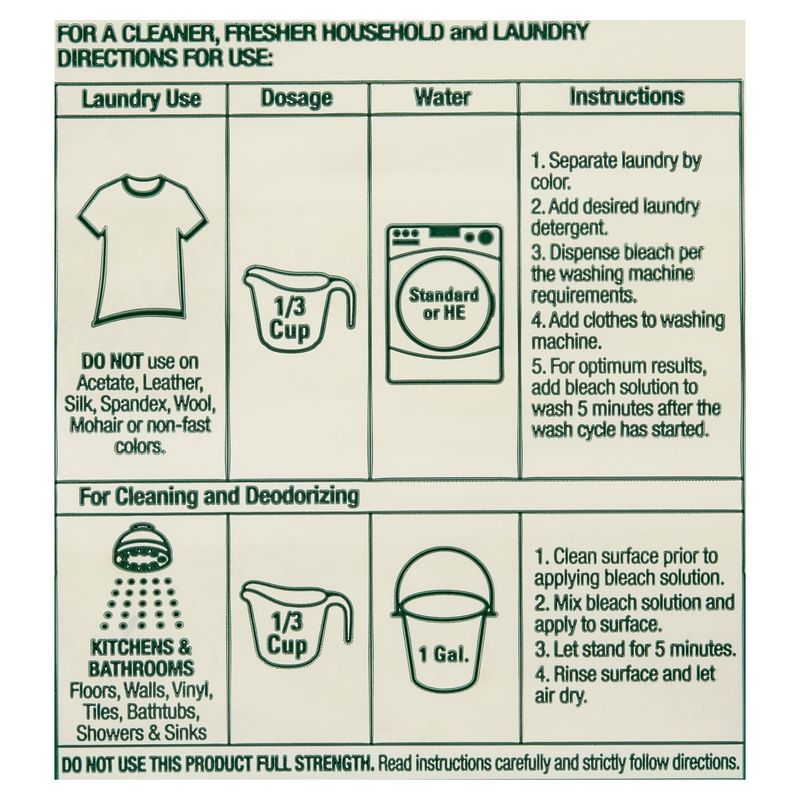 Paperbird Linen Low-Splash Concentrated Bleach, 81 fl oz