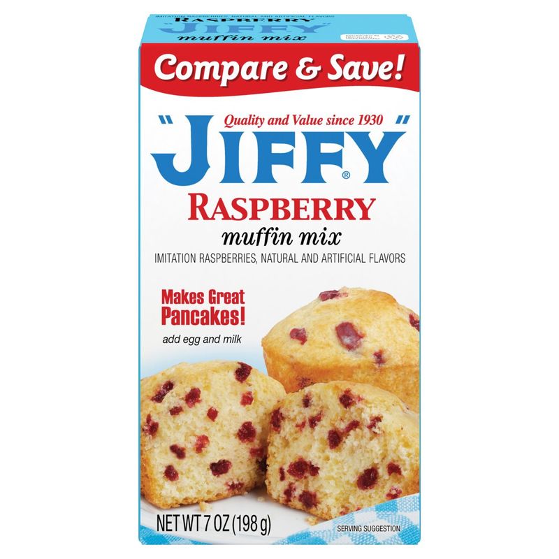 JIFFY Raspberry Muffin Mix, 7 oz