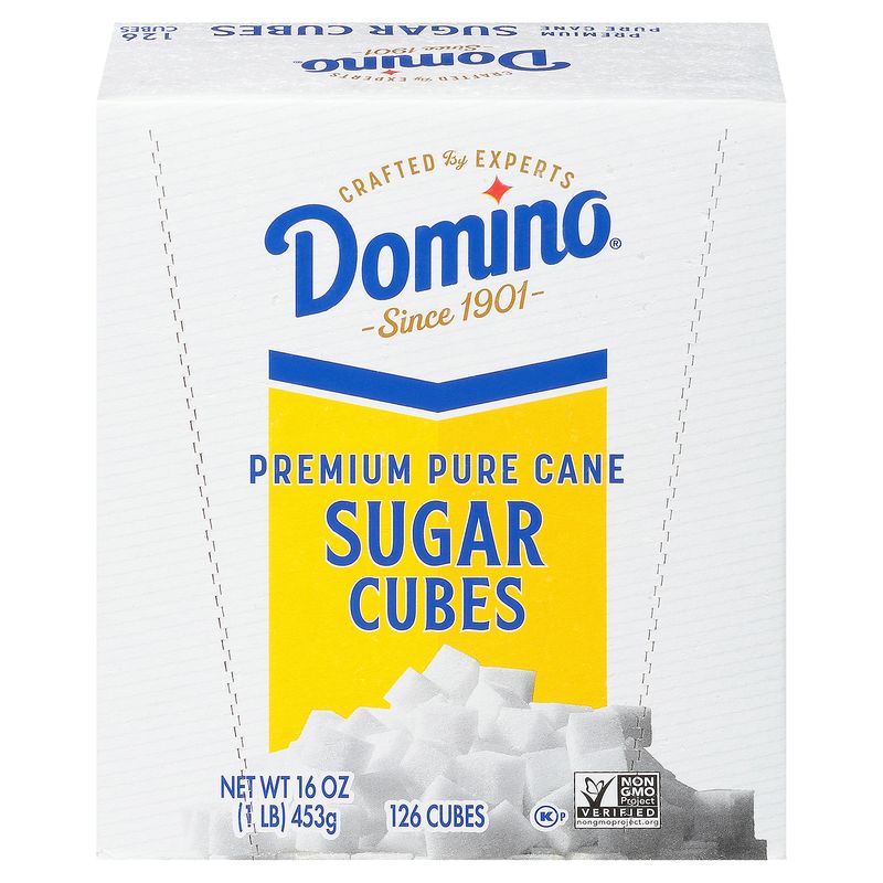 Domino Premium Pure Cane Sugar Cubes, 126 count, 16 oz