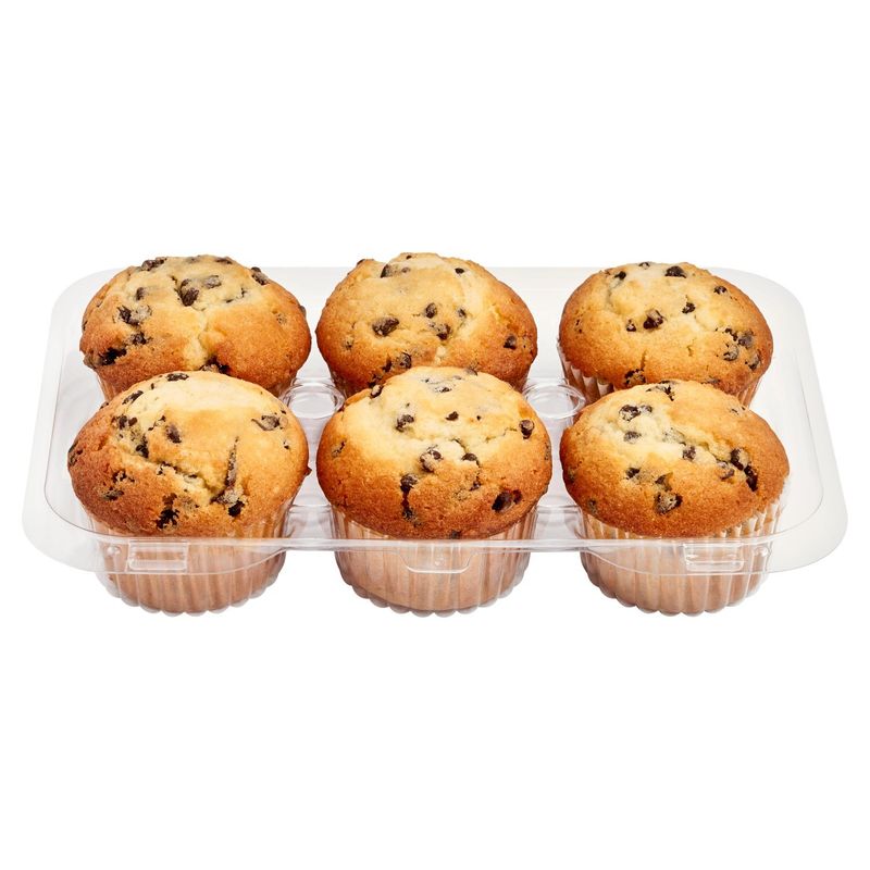 6 Pack Chocolate Chip Muffins