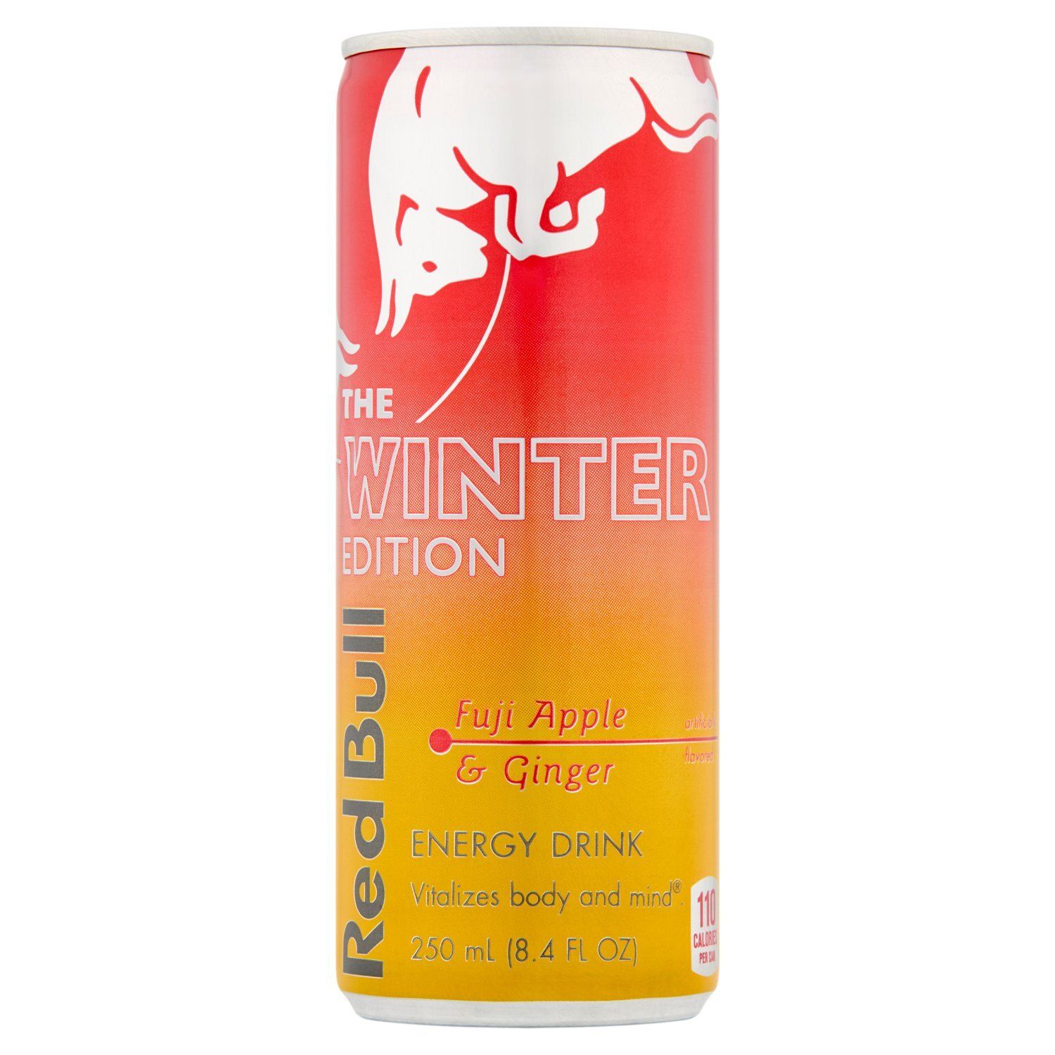 Red Bull Fuji Apple &amp; Ginger Energy Drink The Winter Edition, 8.4 fl oz