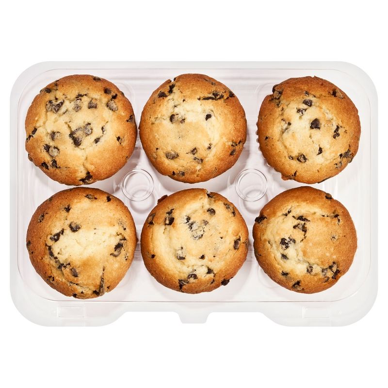 6 Pack Chocolate Chip Muffins